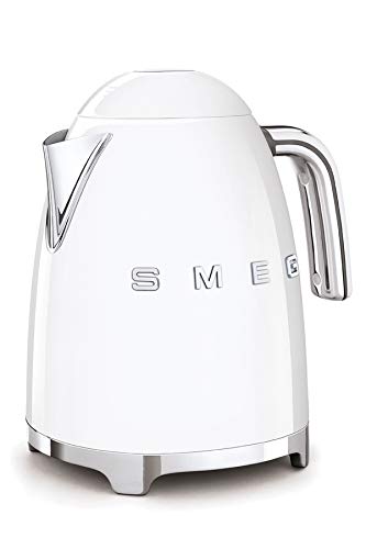 Smeg Electric Kettle KLF03WHEU, Stainless Steel, 1.7 liters, White on Sale
